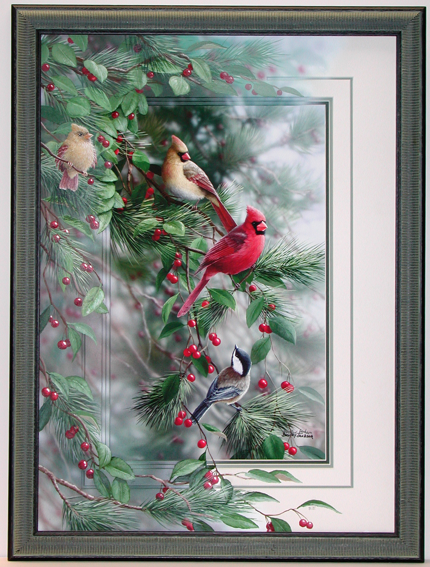Remarqued "Berry Picker" Print